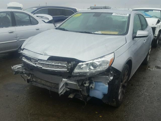 1G11H5SA6DF281331 - 2013 CHEVROLET MALIBU LTZ SILVER photo 2