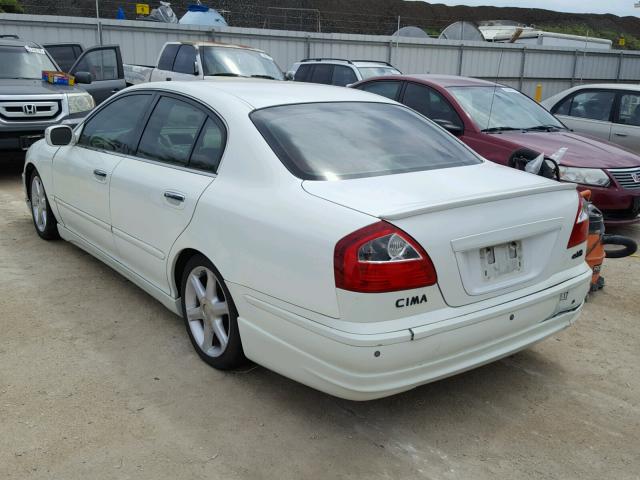 JNKBF01A12M003885 - 2002 INFINITI Q45 WHITE photo 3