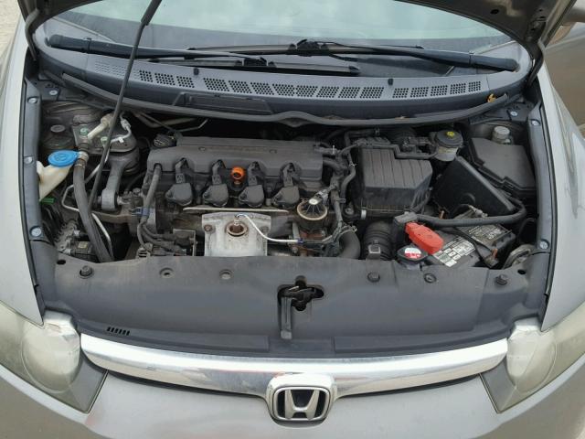 1HGFA15598L014489 - 2008 HONDA CIVIC LX GRAY photo 7