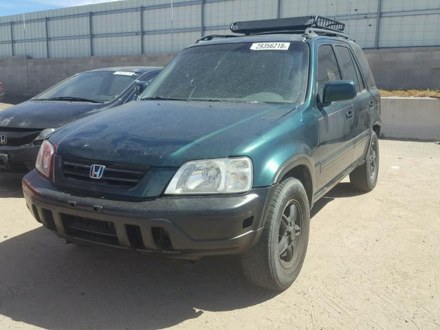 JHLRD1872YS004542 - 2000 HONDA CR-V SE GREEN photo 2