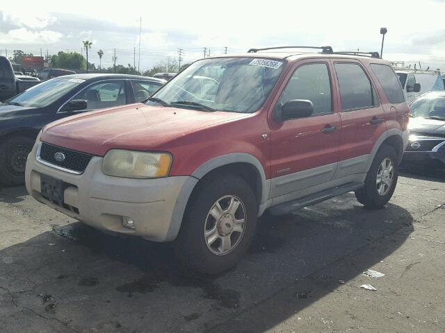 1FMYU031X1KC23157 - 2001 FORD ESCAPE XLT RED photo 2