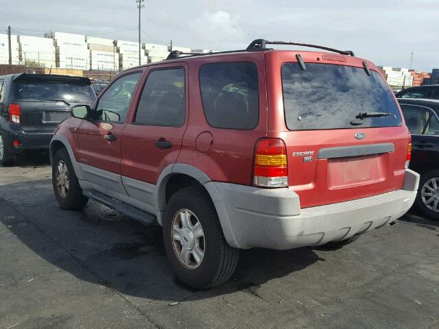 1FMYU031X1KC23157 - 2001 FORD ESCAPE XLT RED photo 3