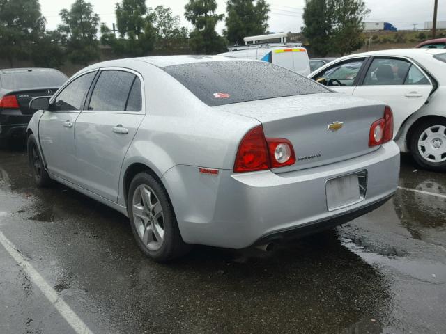 1G1ZC5EB7AF301443 - 2010 CHEVROLET MALIBU 1LT 银色 照片 3
