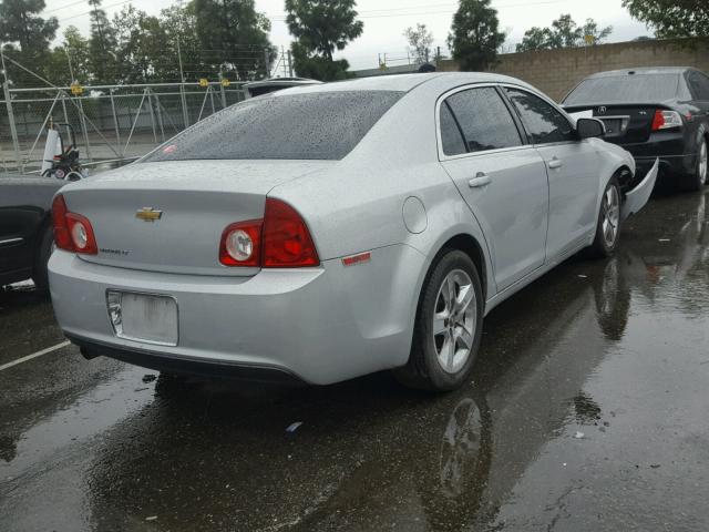 1G1ZC5EB7AF301443 - 2010 CHEVROLET MALIBU 1LT 银色 照片 4