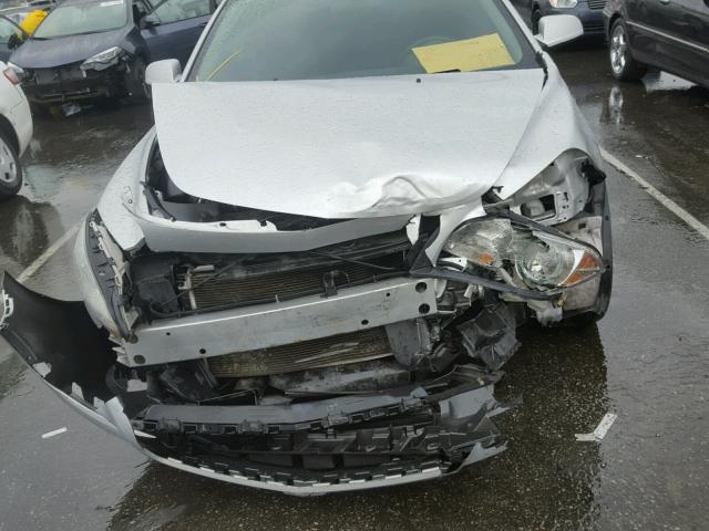 1G1ZC5EB7AF301443 - 2010 CHEVROLET MALIBU 1LT 银色 照片 9