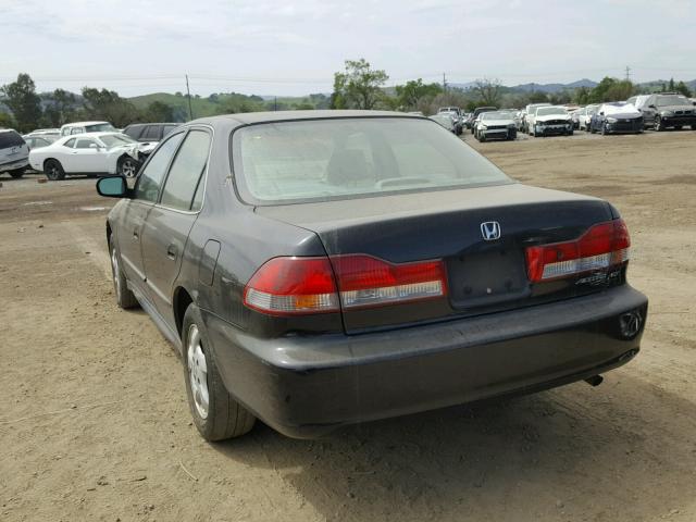 JHMCG668X1C005391 - 2001 HONDA ACCORD EX BLACK photo 3