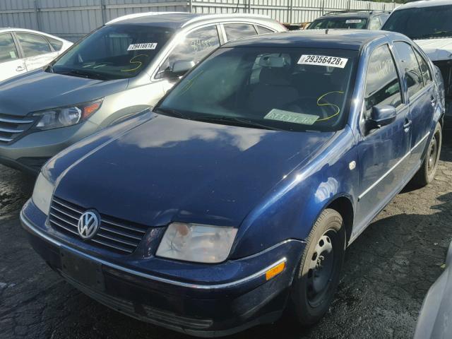 3VWRA69M15M015394 - 2005 VOLKSWAGEN JETTA GL BLUE photo 2