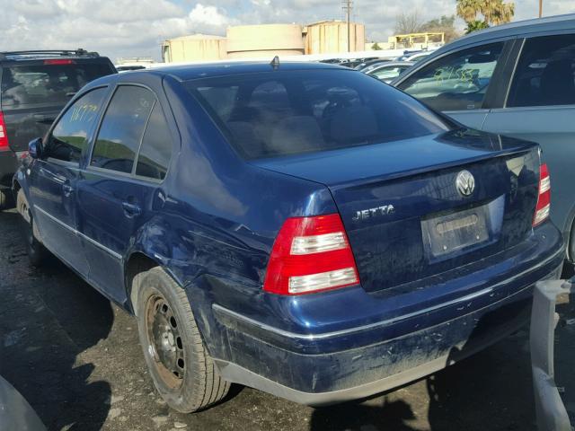 3VWRA69M15M015394 - 2005 VOLKSWAGEN JETTA GL BLUE photo 3