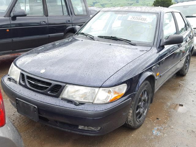 YS3DD58HXY2006054 - 2000 SAAB 9-3 BLUE photo 2