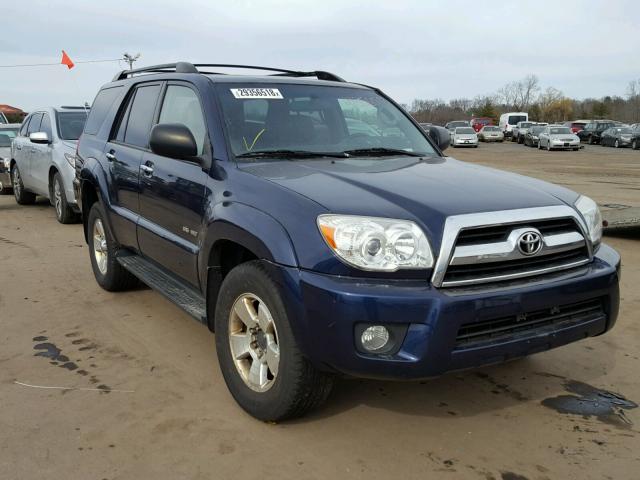 JTEBU14R978105185 - 2007 TOYOTA 4RUNNER SR BLUE photo 1