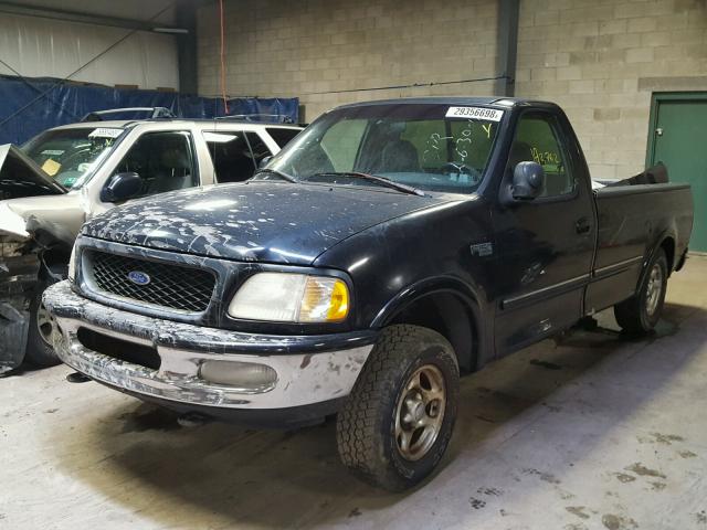 1FTDF18W3VNC93594 - 1997 FORD F150 BLACK photo 2