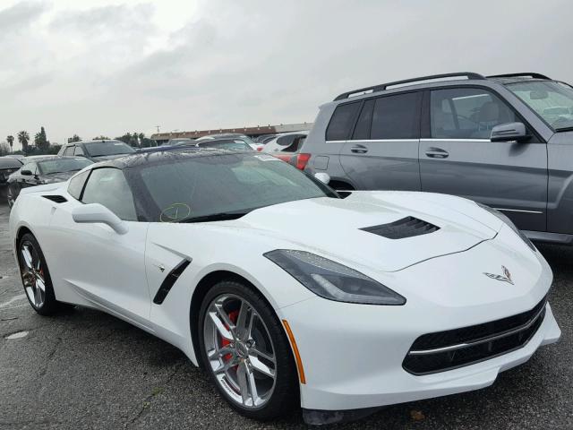 1G1YB2D70G5105949 - 2016 CHEVROLET CORVETTE S WHITE photo 1