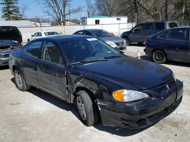 1G2NW52EX2M698546 - 2002 PONTIAC GRAND AM G BLACK photo 1