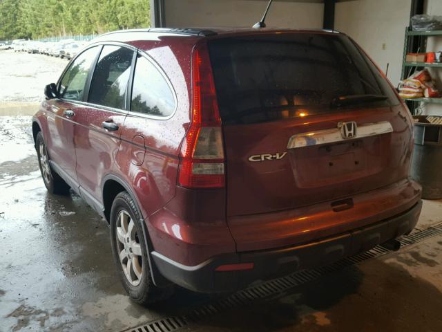 JHLRE38577C048519 - 2007 HONDA CR-V EX RED photo 3