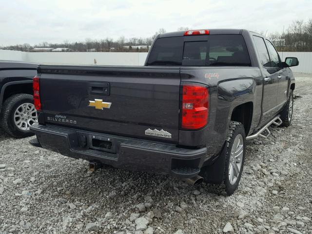 3GCUKTEC0EG305288 - 2014 CHEVROLET SILVERADO GRAY photo 4