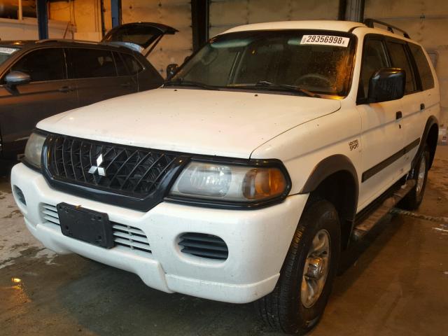 JA4LS21H03J014545 - 2003 MITSUBISHI MONTERO SP WHITE photo 2