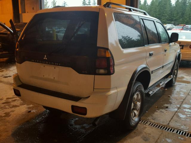 JA4LS21H03J014545 - 2003 MITSUBISHI MONTERO SP WHITE photo 4