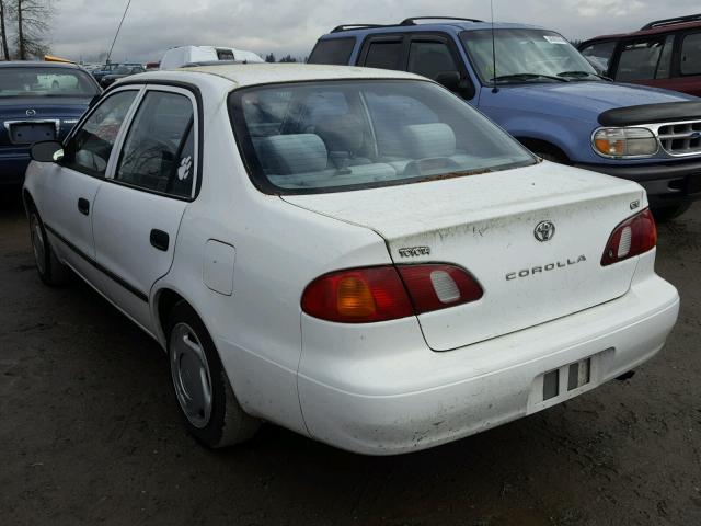 1NXBR12E8YZ406086 - 2000 TOYOTA COROLLA VE WHITE photo 3