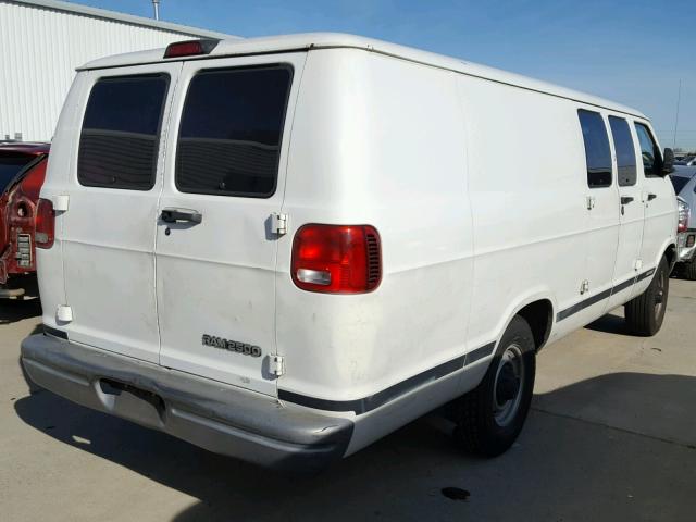 2B7JB21Z8YK104690 - 2000 DODGE RAM VAN B2 WHITE photo 4