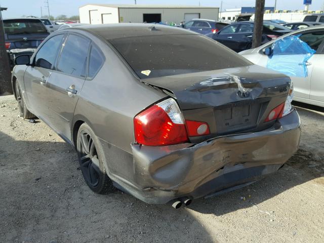 JNKBY01E76M206167 - 2006 INFINITI M45 BASE GRAY photo 3