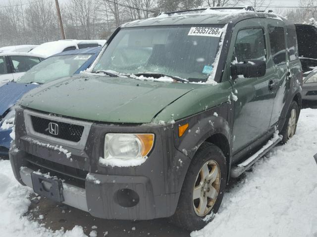 5J6YH28503L006997 - 2003 HONDA ELEMENT EX GREEN photo 2