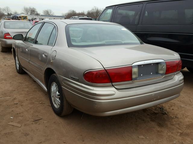 1G4HP54KX24200639 - 2002 BUICK LESABRE CU BEIGE photo 3