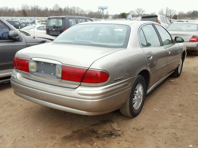 1G4HP54KX24200639 - 2002 BUICK LESABRE CU BEIGE photo 4