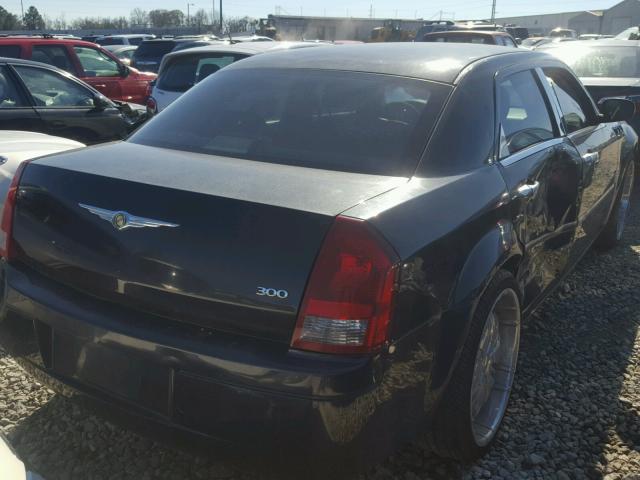 2C3KA43R87H828962 - 2007 CHRYSLER 300 BLACK photo 4