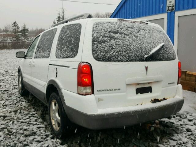 1GMDV33L56D245903 - 2006 PONTIAC MONTANA SV WHITE photo 3