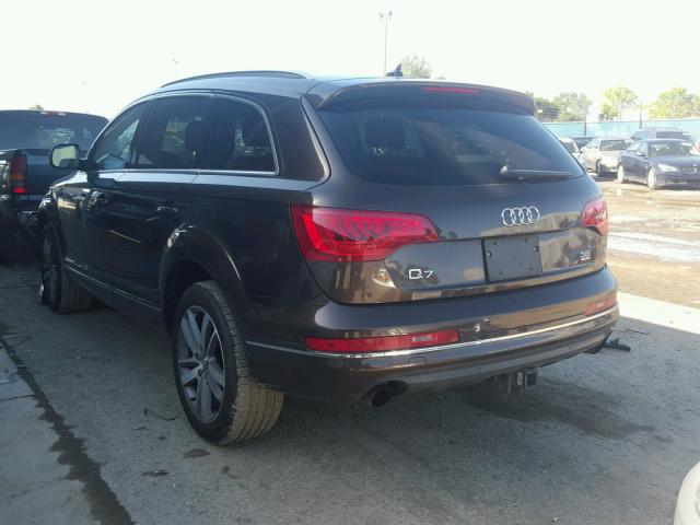 WA1VYAFEXAD003404 - 2010 AUDI Q7 PRESTIG BURGUNDY photo 3