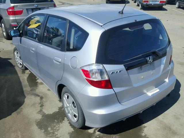 JHMGE8H30DC075300 - 2013 HONDA FIT SILVER photo 3