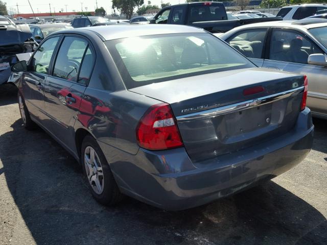 1G1ZS58F27F304454 - 2007 CHEVROLET MALIBU LS ნაცრისფერი ფოტო 3