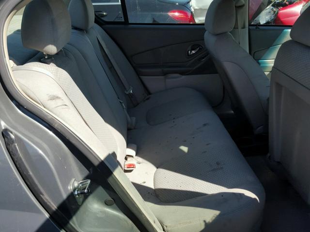 1G1ZS58F27F304454 - 2007 CHEVROLET MALIBU LS ნაცრისფერი ფოტო 6