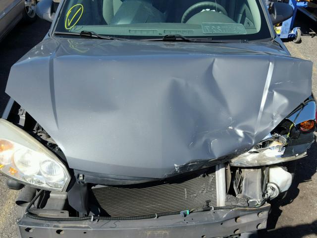 1G1ZS58F27F304454 - 2007 CHEVROLET MALIBU LS ნაცრისფერი ფოტო 7