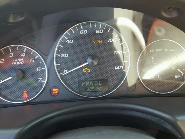 1G1ZS58F27F304454 - 2007 CHEVROLET MALIBU LS ნაცრისფერი ფოტო 8