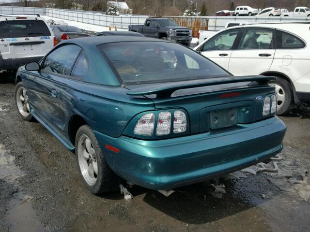 1FALP42X6TF194339 - 1996 FORD MUSTANG GT GREEN photo 3