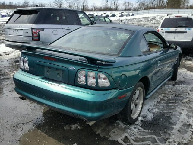 1FALP42X6TF194339 - 1996 FORD MUSTANG GT GREEN photo 4