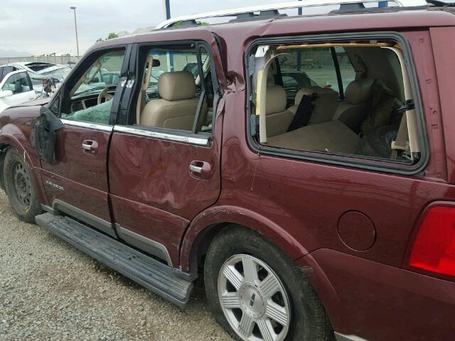 5LMFU27R23LJ35619 - 2003 LINCOLN NAVIGATOR MAROON photo 9