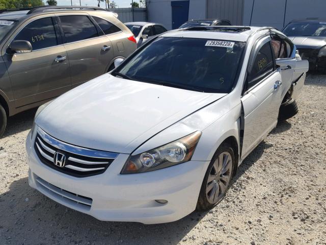 1HGCP3F87CA011472 - 2012 HONDA ACCORD EXL WHITE photo 2