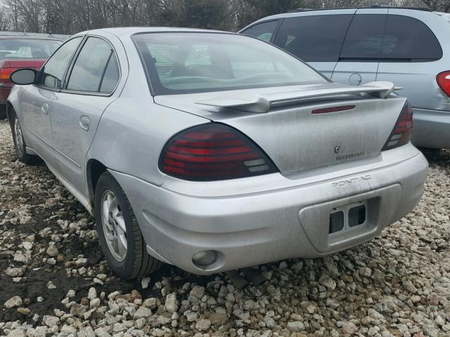 1G2NE52F63C294081 - 2003 PONTIAC GRAND AM S SILVER photo 3