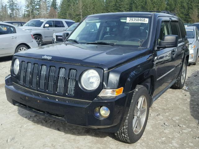 1J8FF28W68D512971 - 2008 JEEP PATRIOT SP BLACK photo 2