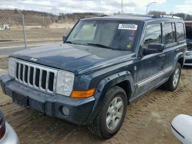 1J8HG58286C122204 - 2006 JEEP COMMANDER GREEN photo 2