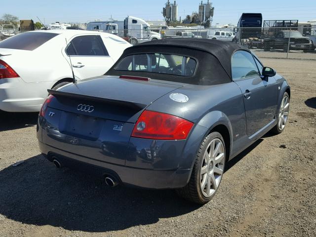 TRUUF28NX41015414 - 2004 AUDI TT 3.2 GRAY photo 4