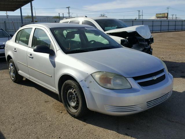 1G1AK52F557652259 - 2005 CHEVROLET COBALT SILVER photo 1