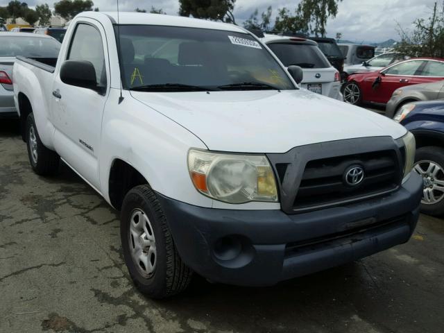 5TENX22N25Z036365 - 2005 TOYOTA TACOMA WHITE photo 1