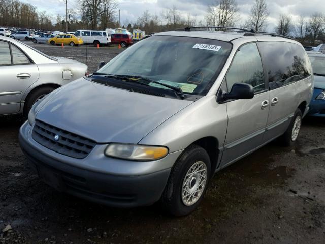 1P4GT54L1VB279411 - 1997 PLYMOUTH GRAND VOYA GRAY photo 2