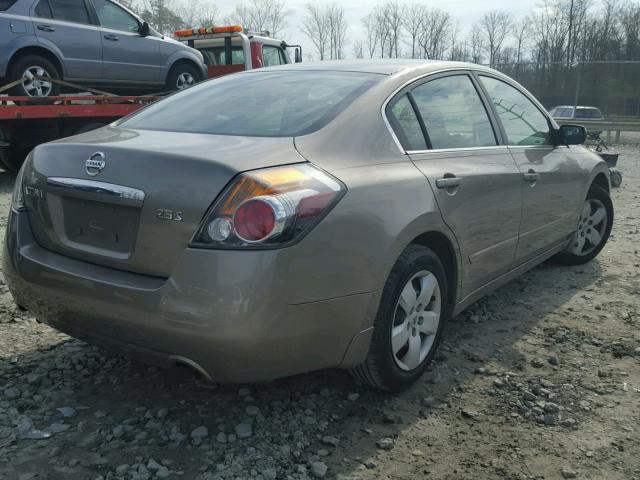 1N4AL21E47C140844 - 2007 NISSAN ALTIMA 2.5 BROWN photo 4