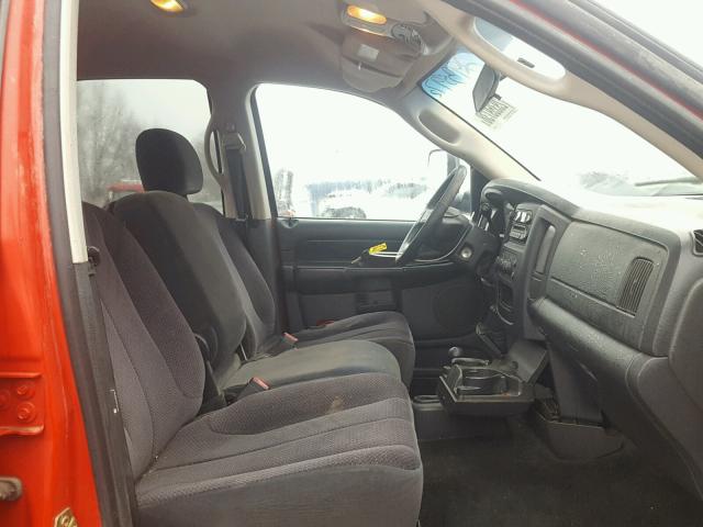 3D7KS28C65G812070 - 2005 DODGE RAM 2500 S RED photo 5