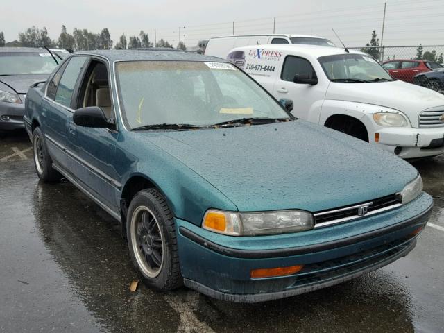 JHMCB7653PC018437 - 1993 HONDA ACCORD LX GREEN photo 1