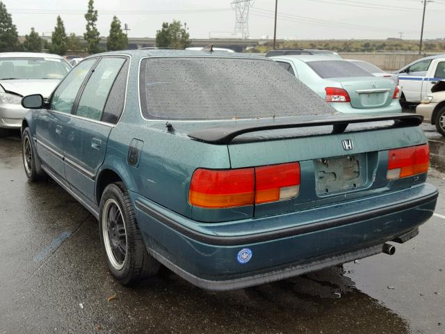 JHMCB7653PC018437 - 1993 HONDA ACCORD LX GREEN photo 3